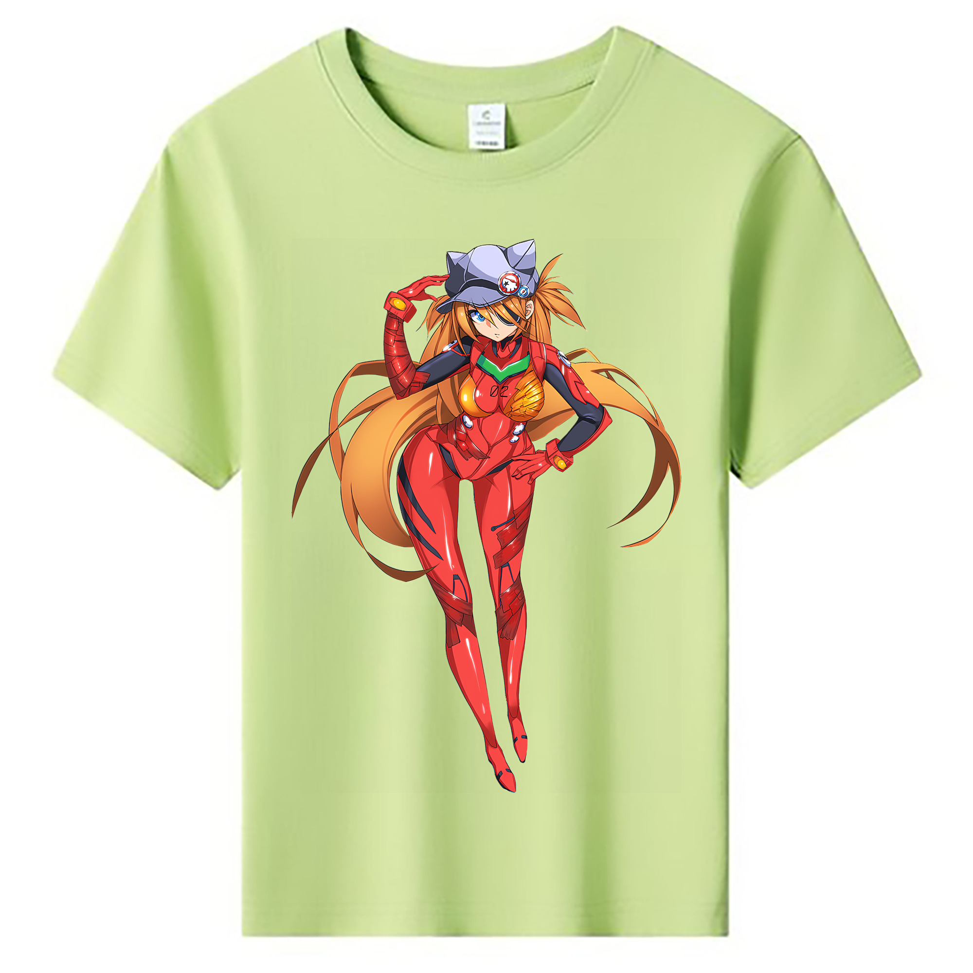 （画像用） EVA 新世紀エヴァンゲリオン 綿100％キッズTシャツ（フロントプリント）